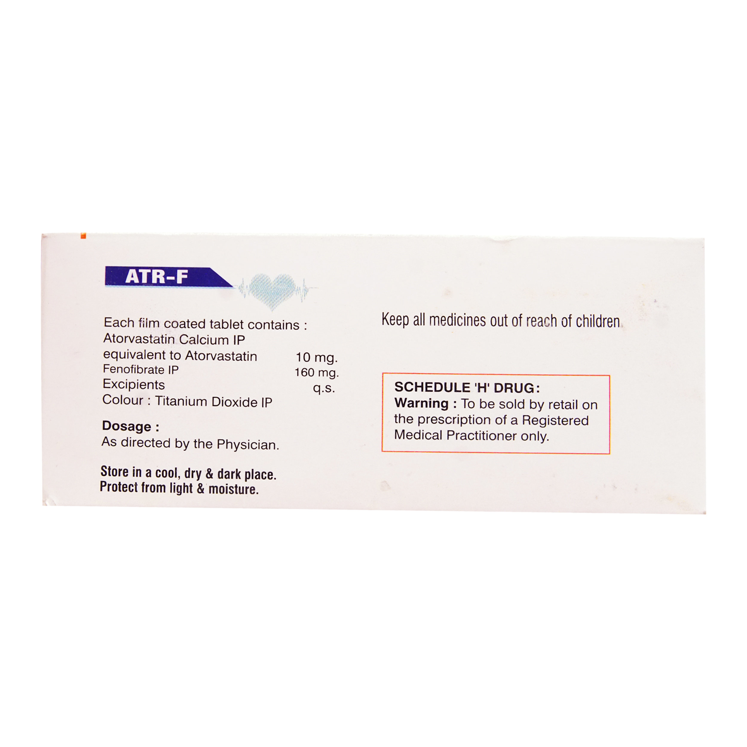ATR-F Tablet 10's, Pack of 10 TabletS ATR-F Tablet 10's, Pack of 10 TabletS
