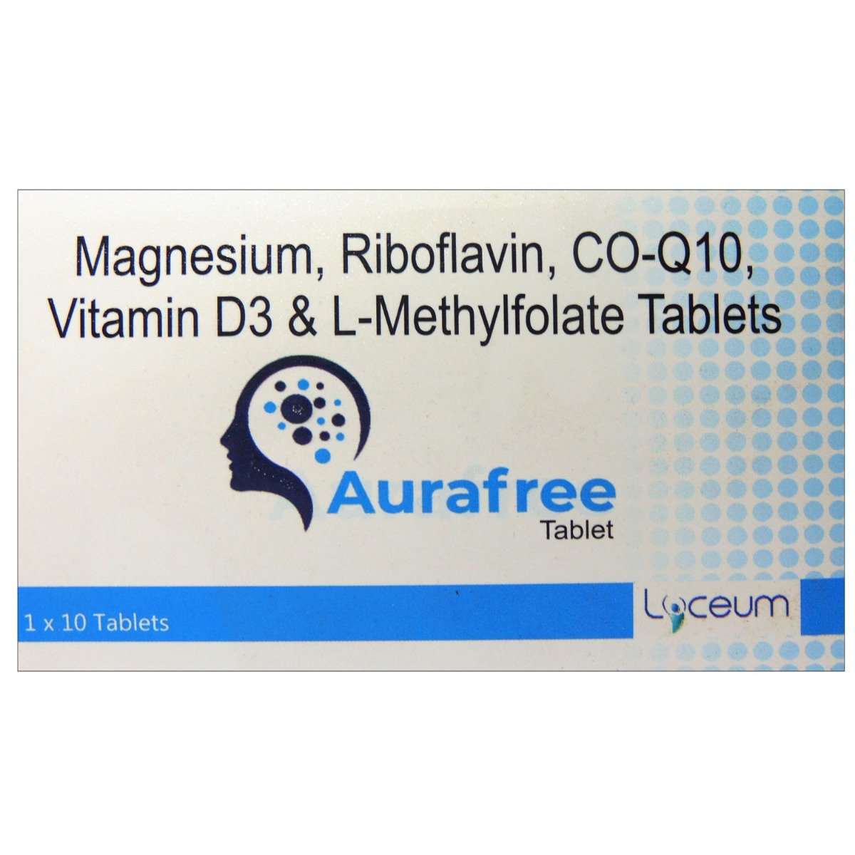 Aurafree Tablet 10's, Pack of 10 TABLETS Aurafree Tablet 10's, Pack of 10 TABLETS
