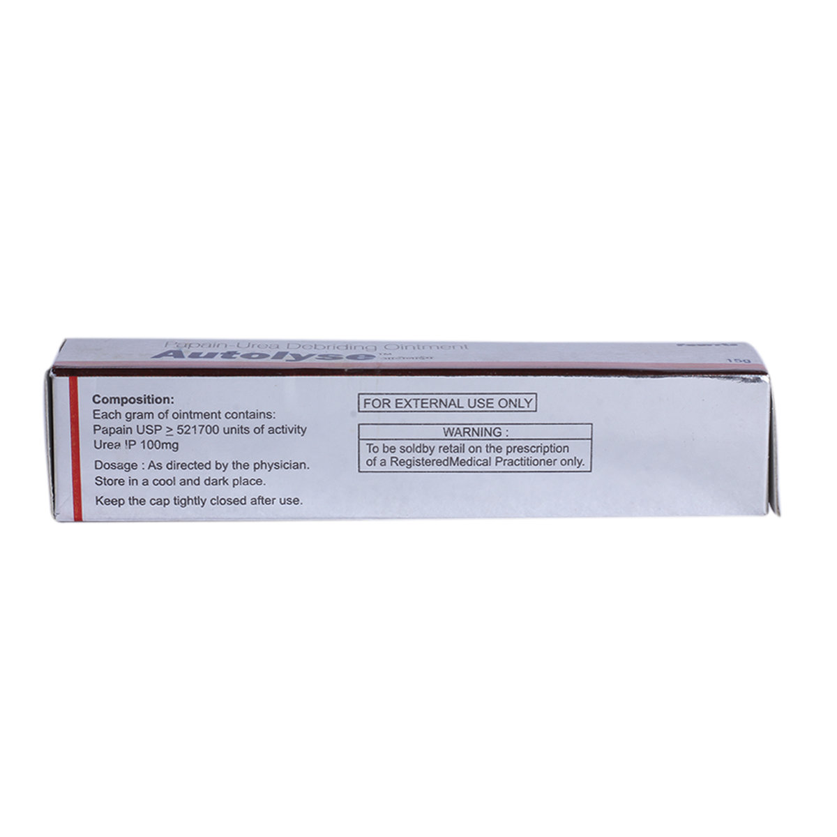 Autolyse Ointment 15 gm, Pack of 1 Ointment Autolyse Ointment 15 gm, Pack of 1 Ointment