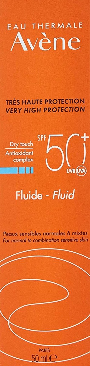 Avene Very High Protection SPF 50+ Sunscreen Fluid, 50 ml, Pack of 1 Avene Very High Protection SPF 50+ Sunscreen Fluid, 50 ml, Pack of 1