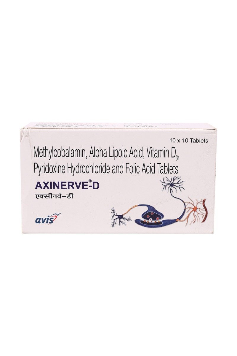 Axinerve D Tablet 10's, Pack of 10 Axinerve D Tablet 10's, Pack of 10