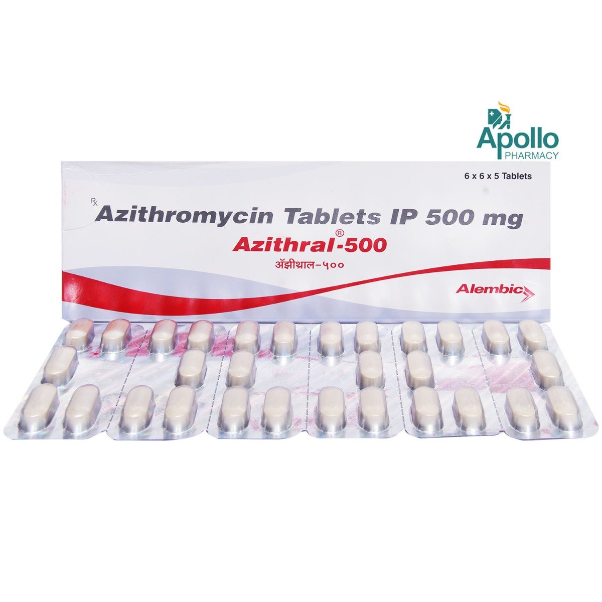 Azithral-500 Tablet 5's, Pack of 5 TABLETS Azithral-500 Tablet 5's, Pack of 5 TABLETS