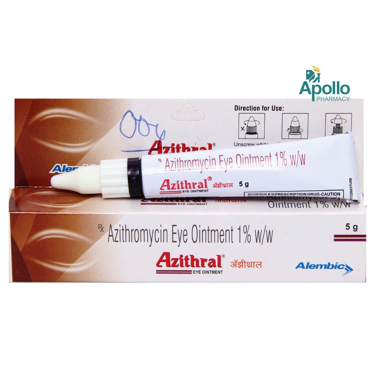 Azithral Eye Ointement 5 gm, Pack of 1 EYE OINTMENT Azithral Eye Ointement 5 gm, Pack of 1 EYE OINTMENT