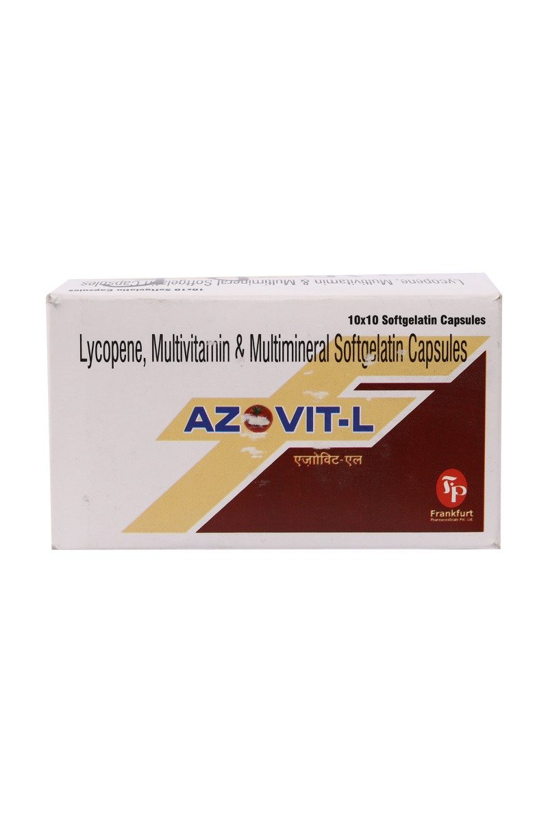 Azovit L Capsule 10's, Pack of 10 CapsuleS Azovit L Capsule 10's, Pack of 10 CapsuleS