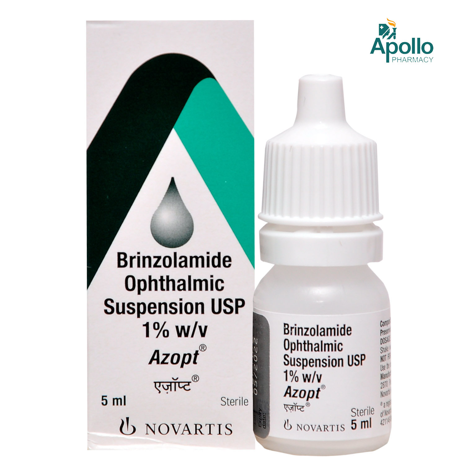 Azopt Opthalmic Suspension 5 ml, Pack of 1 OPTHALMIC SUSPENSION Azopt Opthalmic Suspension 5 ml, Pack of 1 OPTHALMIC SUSPENSION