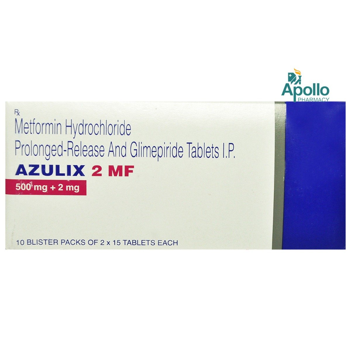 Azulix 2 MF Tablet 15's, Pack of 15 TABLETS Azulix 2 MF Tablet 15's, Pack of 15 TABLETS
