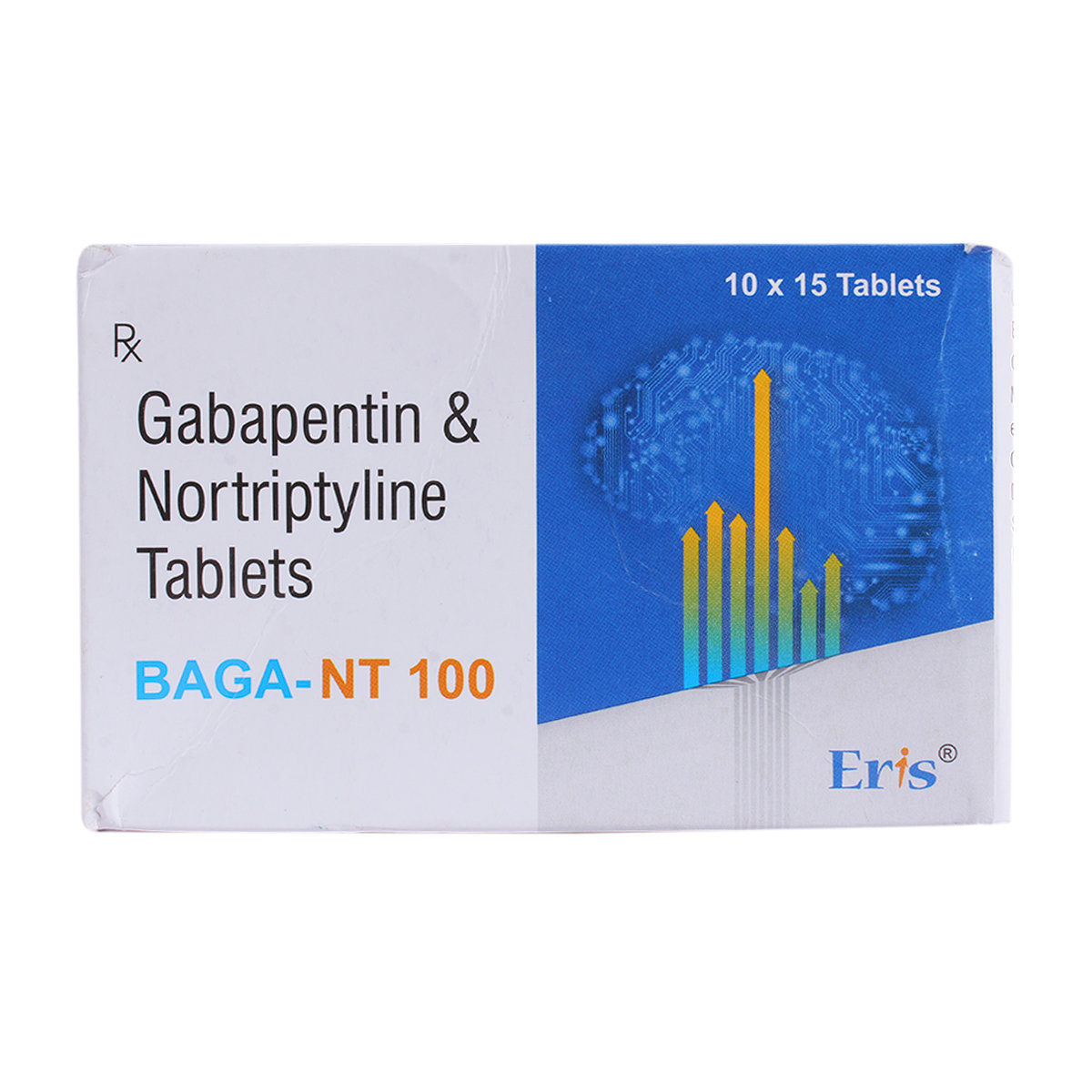 Baga-Nt 100/10mg Tablet 15's, Pack of 15 TabletS Baga-Nt 100/10mg Tablet 15's, Pack of 15 TabletS