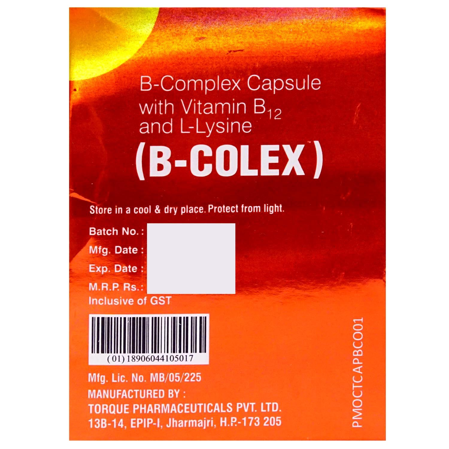 B-Colex Capsule 10's, Pack of 10 B-Colex Capsule 10's, Pack of 10