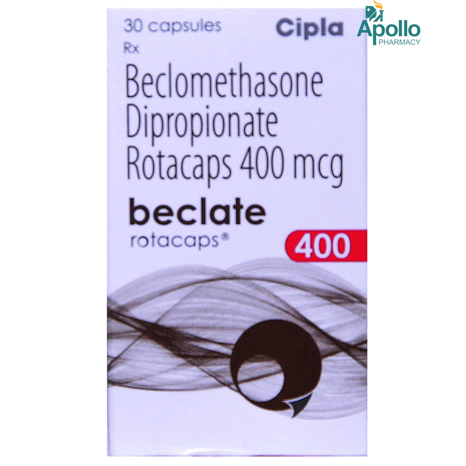 Beclate 400 mcg Rotacap 30's, Pack of 1 Beclate 400 mcg Rotacap 30's, Pack of 1