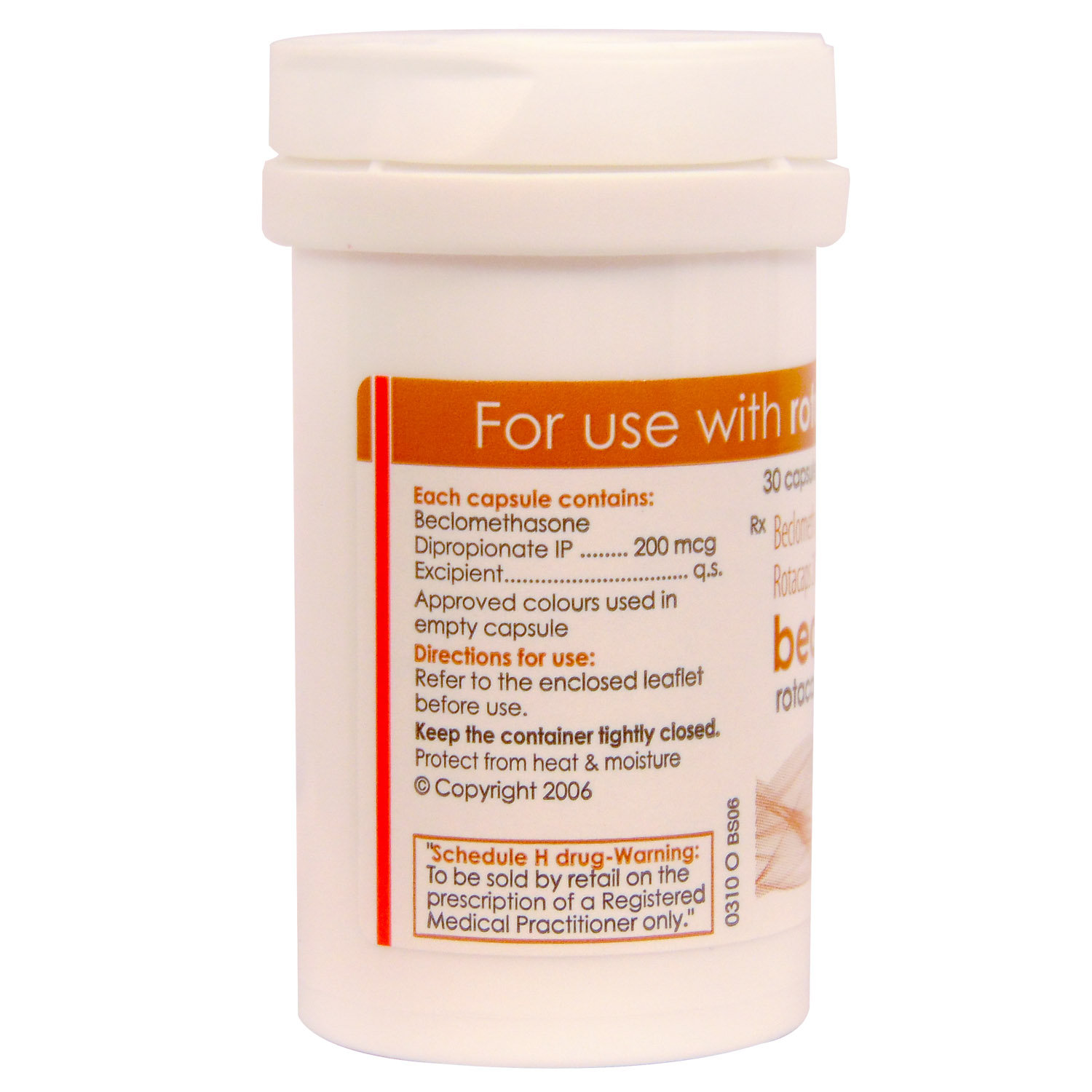 Beclate 200 Rotacap 30's, Pack of 1 ROTACAP Beclate 200 Rotacap 30's, Pack of 1 ROTACAP