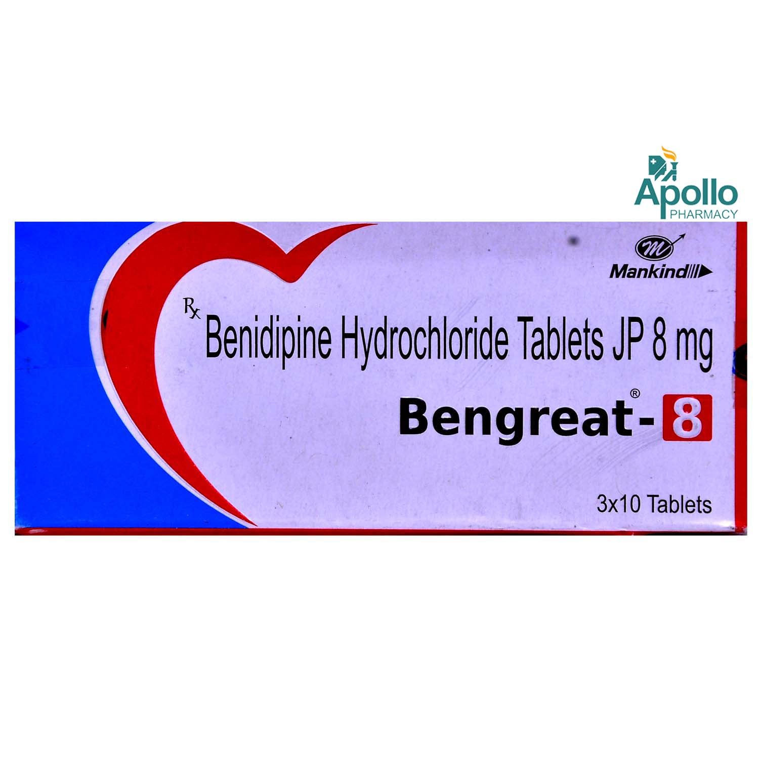 Bengreat 8 Tablet 10's, Pack of 10 TABLETS Bengreat 8 Tablet 10's, Pack of 10 TABLETS