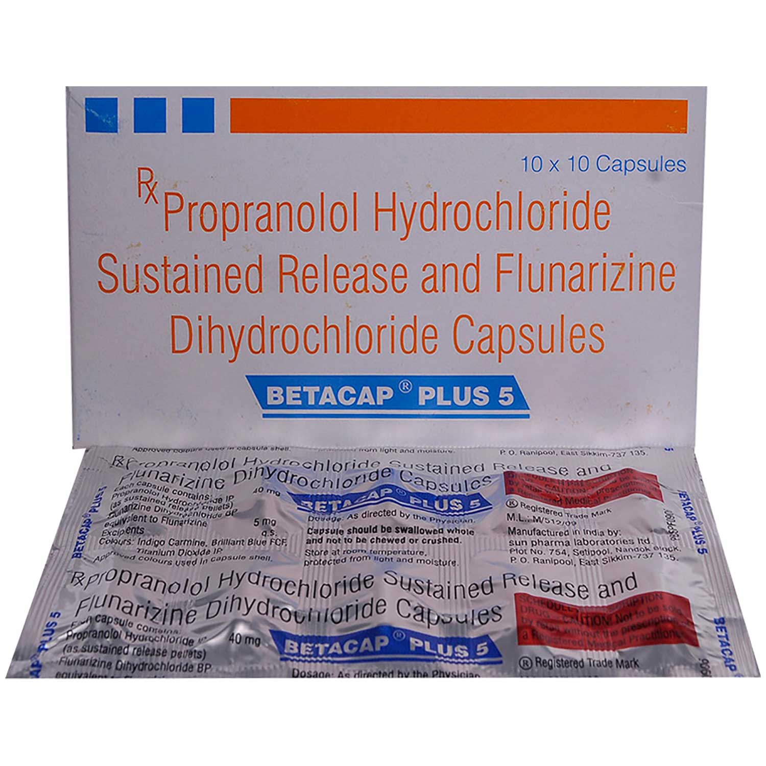 Betacap Plus 5 Capsule 10's, Pack of 10 Betacap Plus 5 Capsule 10's, Pack of 10