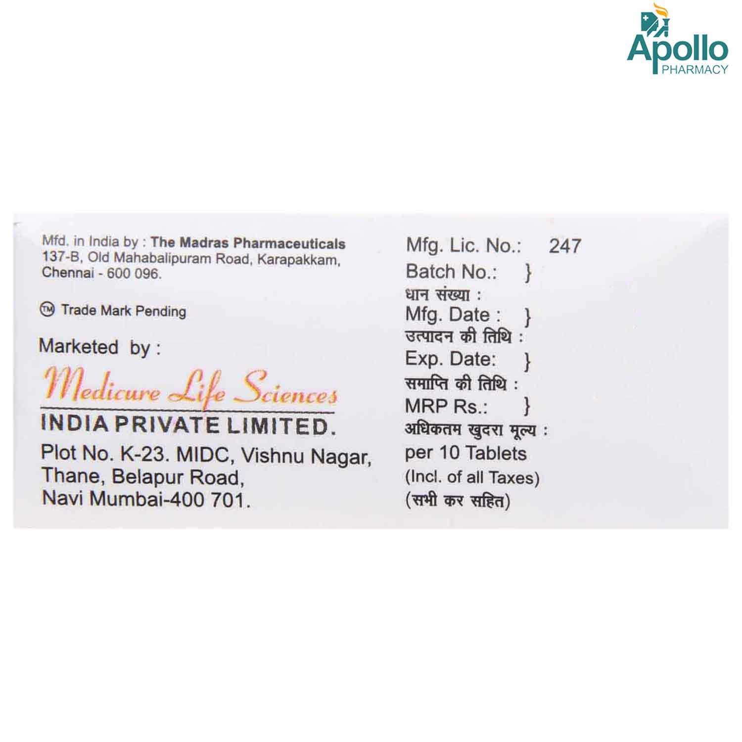 Beta Met XL 25 mg Tablet 10's, Pack of 10 TabletS Beta Met XL 25 mg Tablet 10's, Pack of 10 TabletS