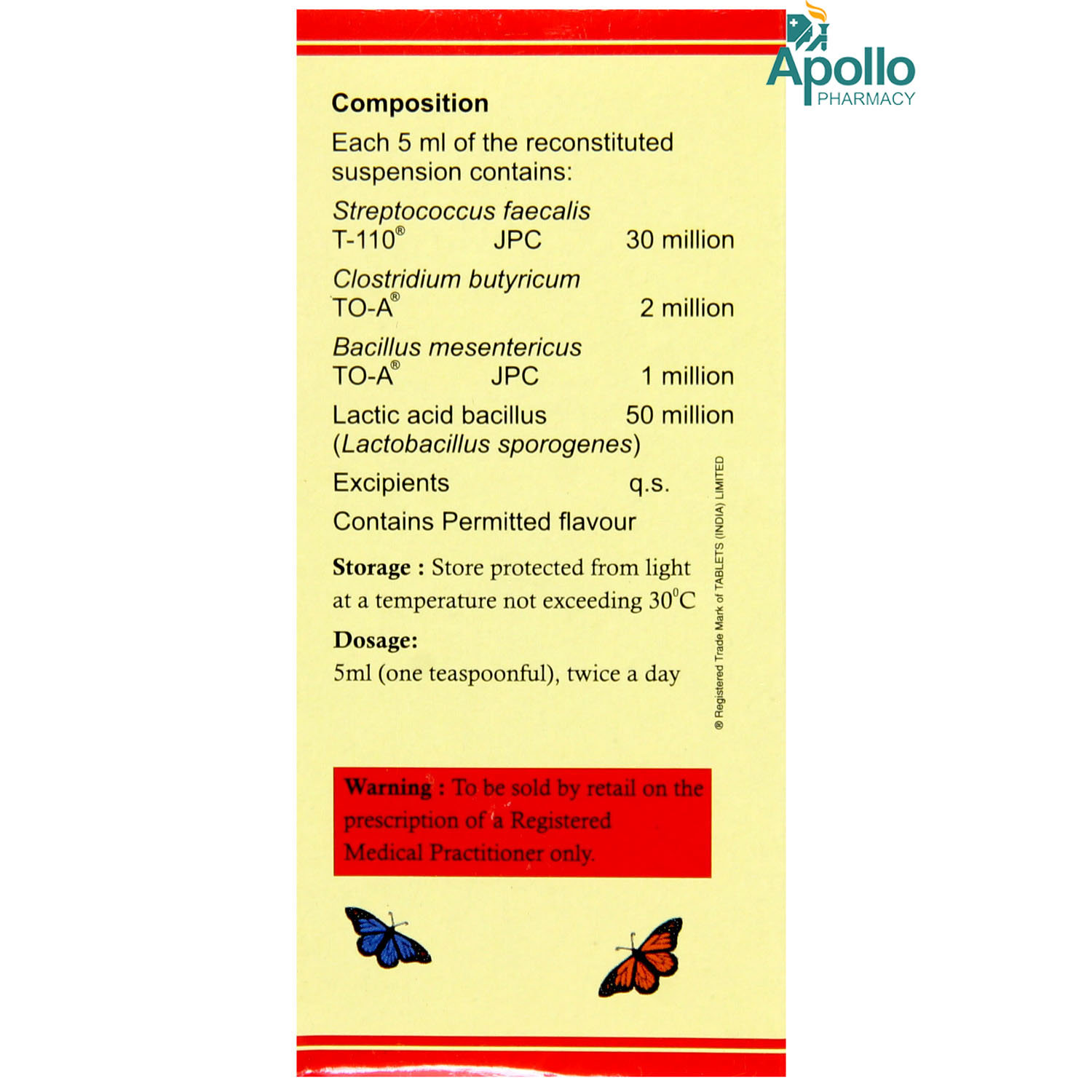 Bifilac Dry Syrup 50 ml, Pack of 1 Bifilac Dry Syrup 50 ml, Pack of 1