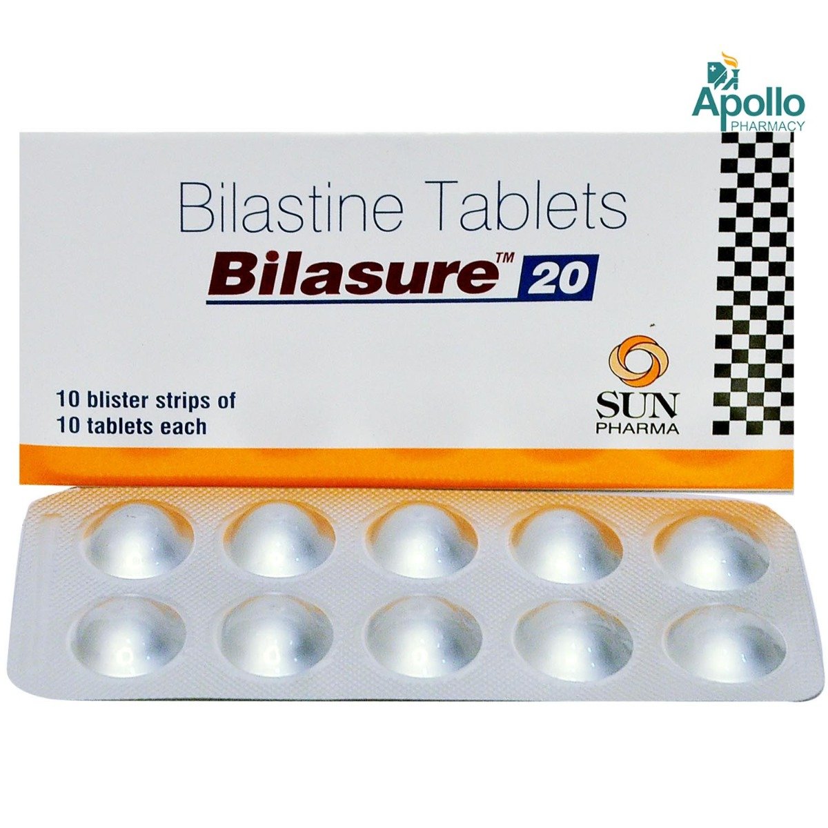 Bilasure 20 Tablet 10's, Pack of 10 TABLETS Bilasure 20 Tablet 10's, Pack of 10 TABLETS