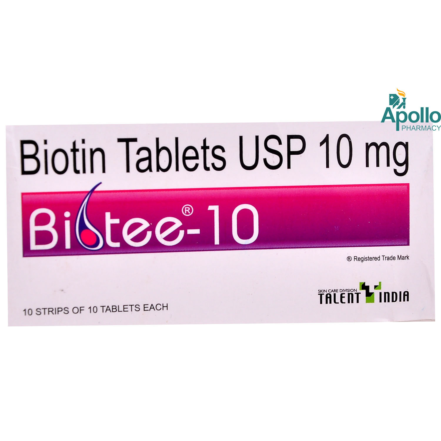 Biotee-10 Tablet 10's, Pack of 10 TABLETS Biotee-10 Tablet 10's, Pack of 10 TABLETS