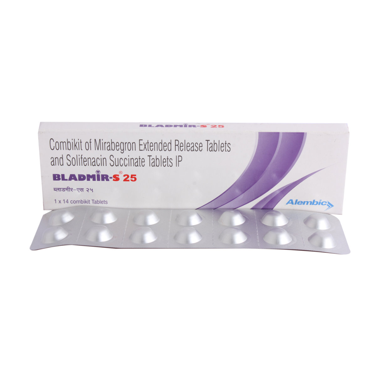 Bladmir-S 25mg Combikit Tablet 1's, Pack of 1 Tablet Bladmir-S 25mg Combikit Tablet 1's, Pack of 1 Tablet
