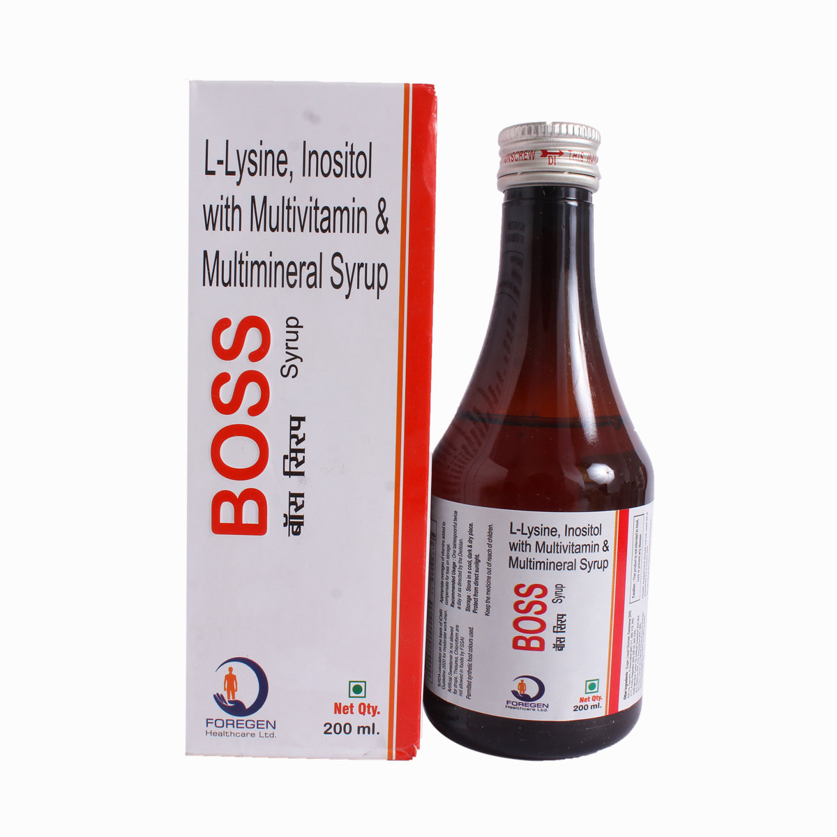 Boss Syrup 200 ml, Pack of 1 Boss Syrup 200 ml, Pack of 1