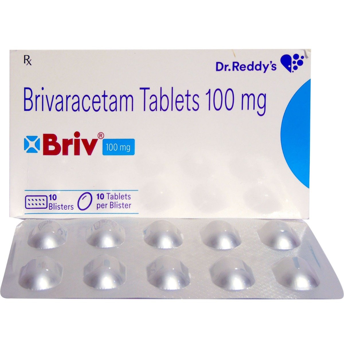 Briv 100 mg Tablet 10's, Pack of 10 TabletS Briv 100 mg Tablet 10's, Pack of 10 TabletS