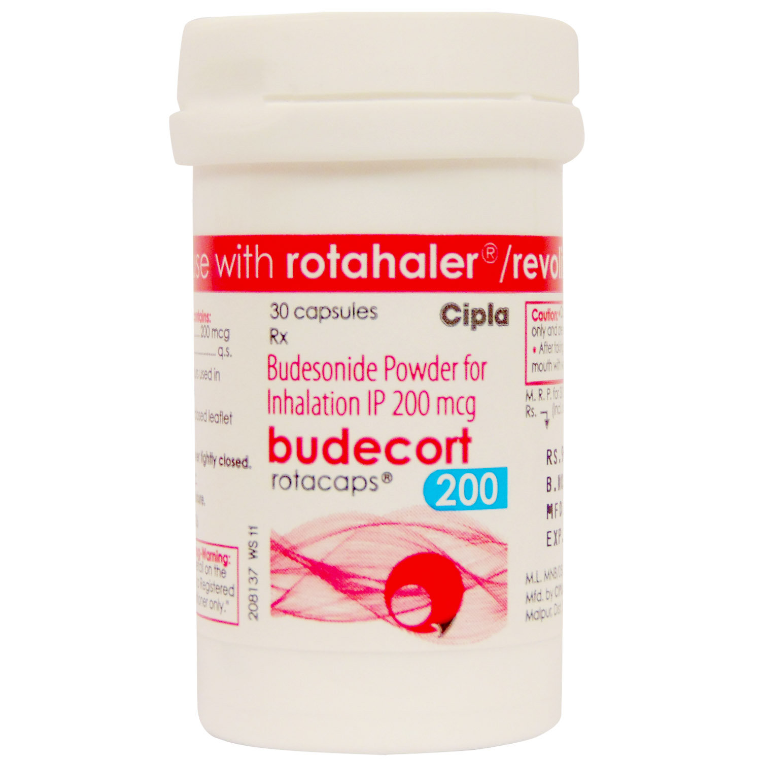 Budecort 200 Rotacaps 30's, Pack of 1 CAPSULE Budecort 200 Rotacaps 30's, Pack of 1 CAPSULE