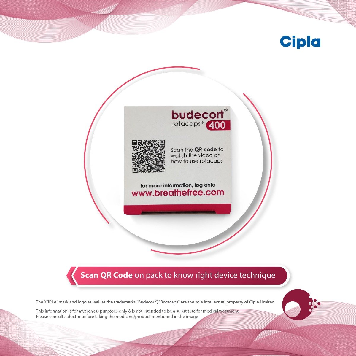 Budecort 400 Rotacap 30's, Pack of 1 ROTACAP Budecort 400 Rotacap 30's, Pack of 1 ROTACAP