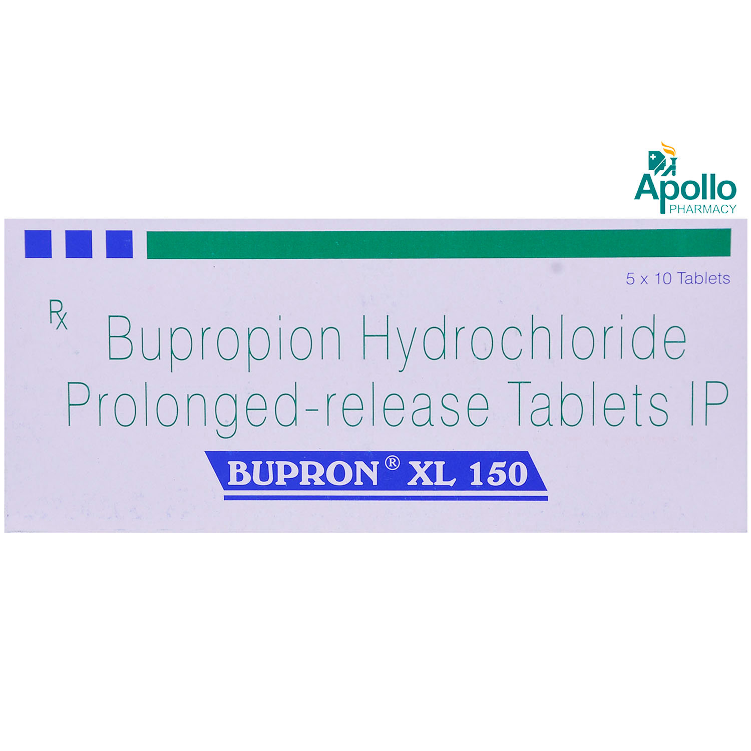 Bupron XL 150 Tablet 10's, Pack of 10 TABLETS Bupron XL 150 Tablet 10's, Pack of 10 TABLETS