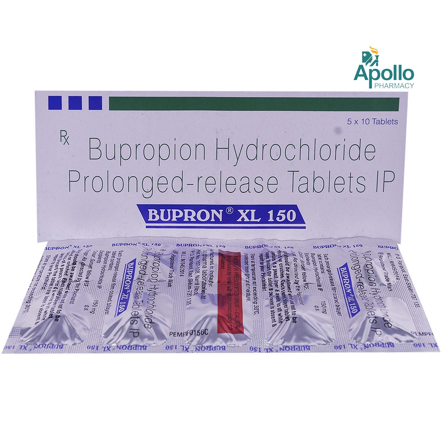 Bupron XL 150 Tablet 10's, Pack of 10 TABLETS Bupron XL 150 Tablet 10's, Pack of 10 TABLETS