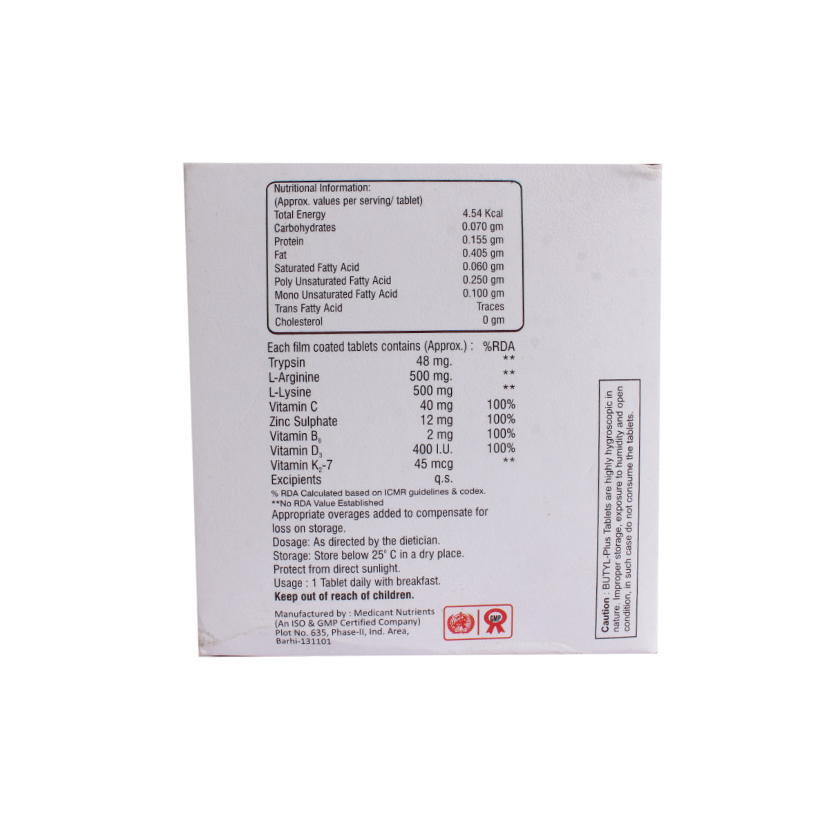 Butyl Plus Tablet 10's, Pack of 10 Butyl Plus Tablet 10's, Pack of 10