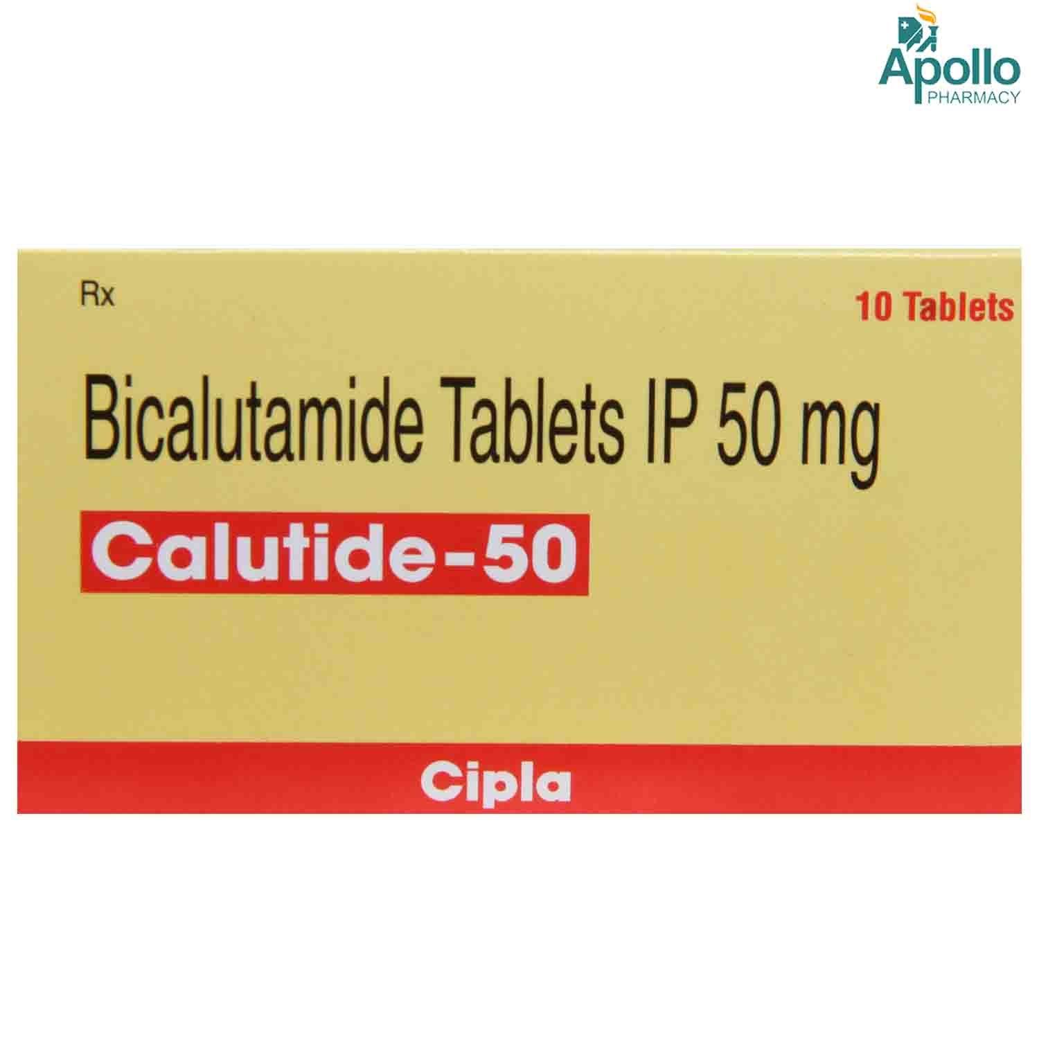 Calutide-50 Tablet 10's, Pack of 10 TABLETS Calutide-50 Tablet 10's, Pack of 10 TABLETS