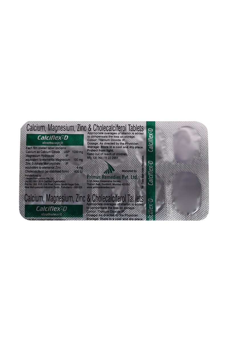 Calciflex D Tablet 10's, Pack of 10 Calciflex D Tablet 10's, Pack of 10