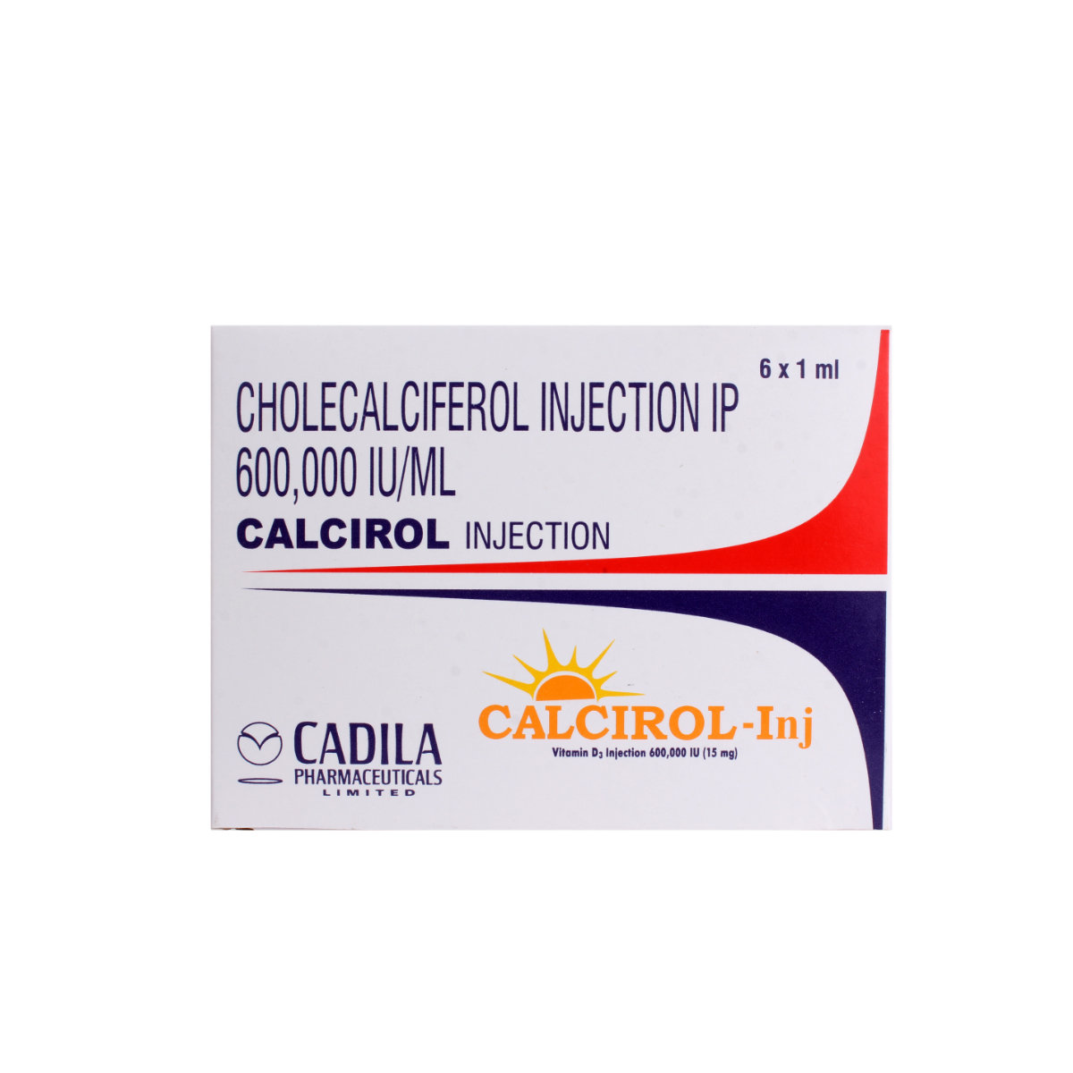 Calcirol Injection 6X1 ml, Pack of 1 Injection Calcirol Injection 6X1 ml, Pack of 1 Injection