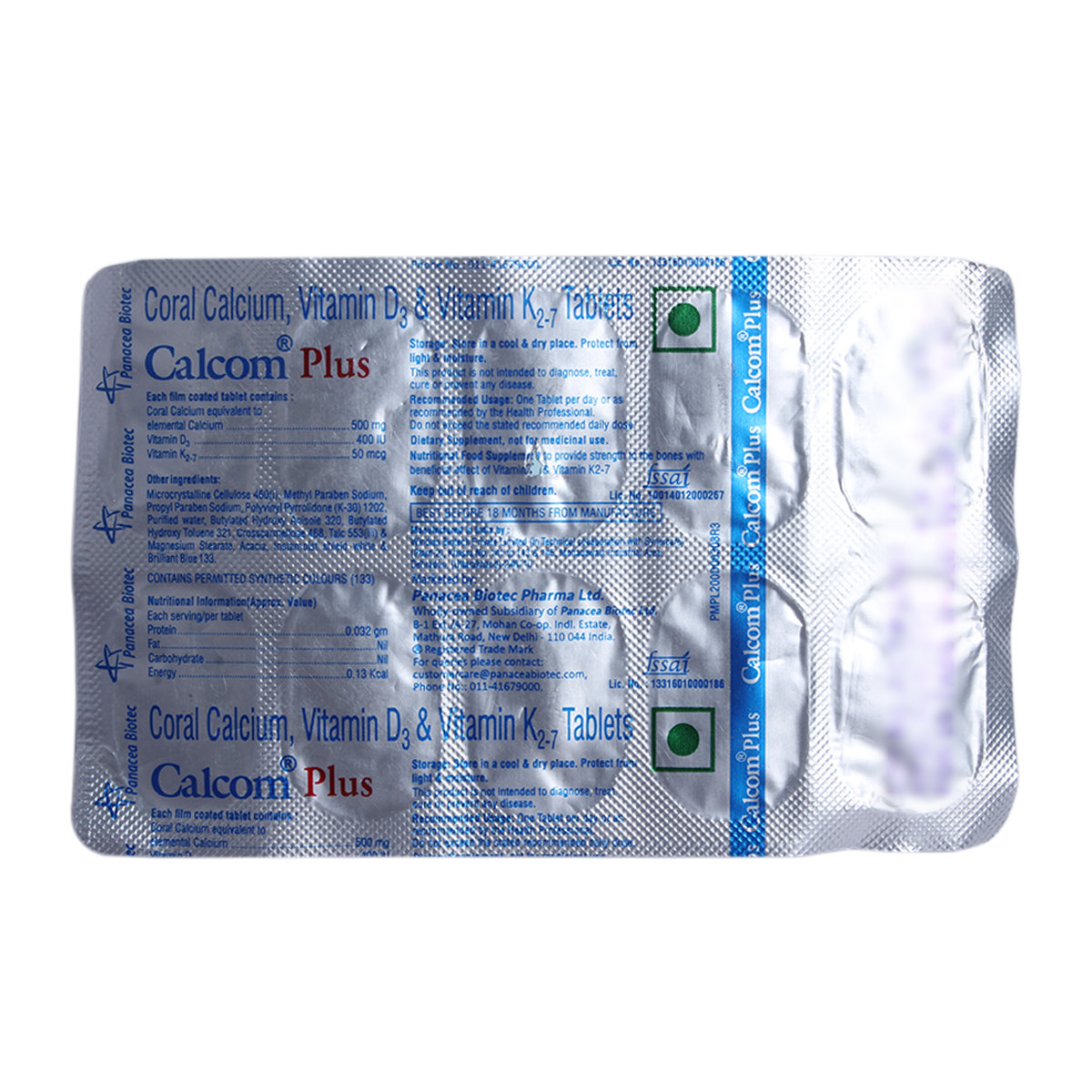 Calcom Plus Tablet 10's, Pack of 10 TabletS Calcom Plus Tablet 10's, Pack of 10 TabletS