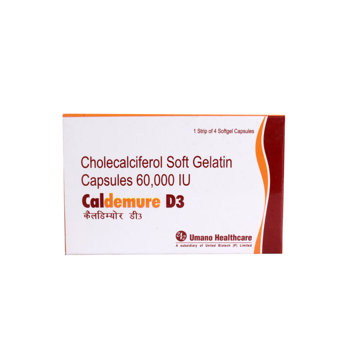 Caldemure D3 Capsule 4's, Pack of 4 Caldemure D3 Capsule 4's, Pack of 4