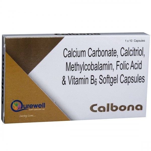 Calbona Softgel Capsule 10's, Pack of 10 Calbona Softgel Capsule 10's, Pack of 10