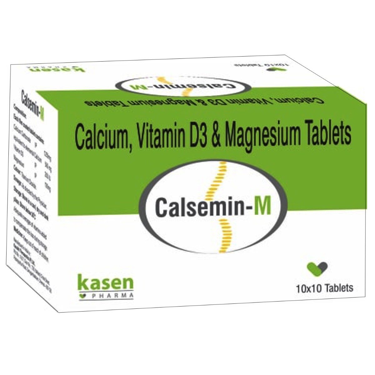 Calsemin-M Tablet 10's, Pack of 10 Calsemin-M Tablet 10's, Pack of 10