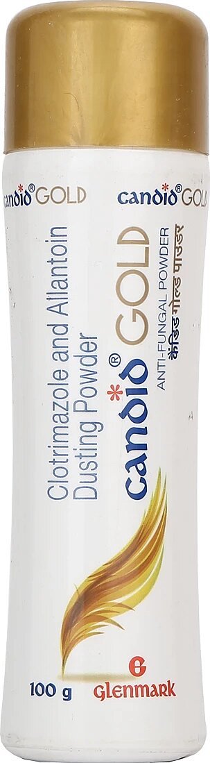 Candid Gold Powder, 100 gm|For Fungal Infections,Ringworm,Dhobie Itch, Pack of 1 POWDER Candid Gold Powder, 100 gm|For Fungal Infections,Ringworm,Dhobie Itch, Pack of 1 POWDER