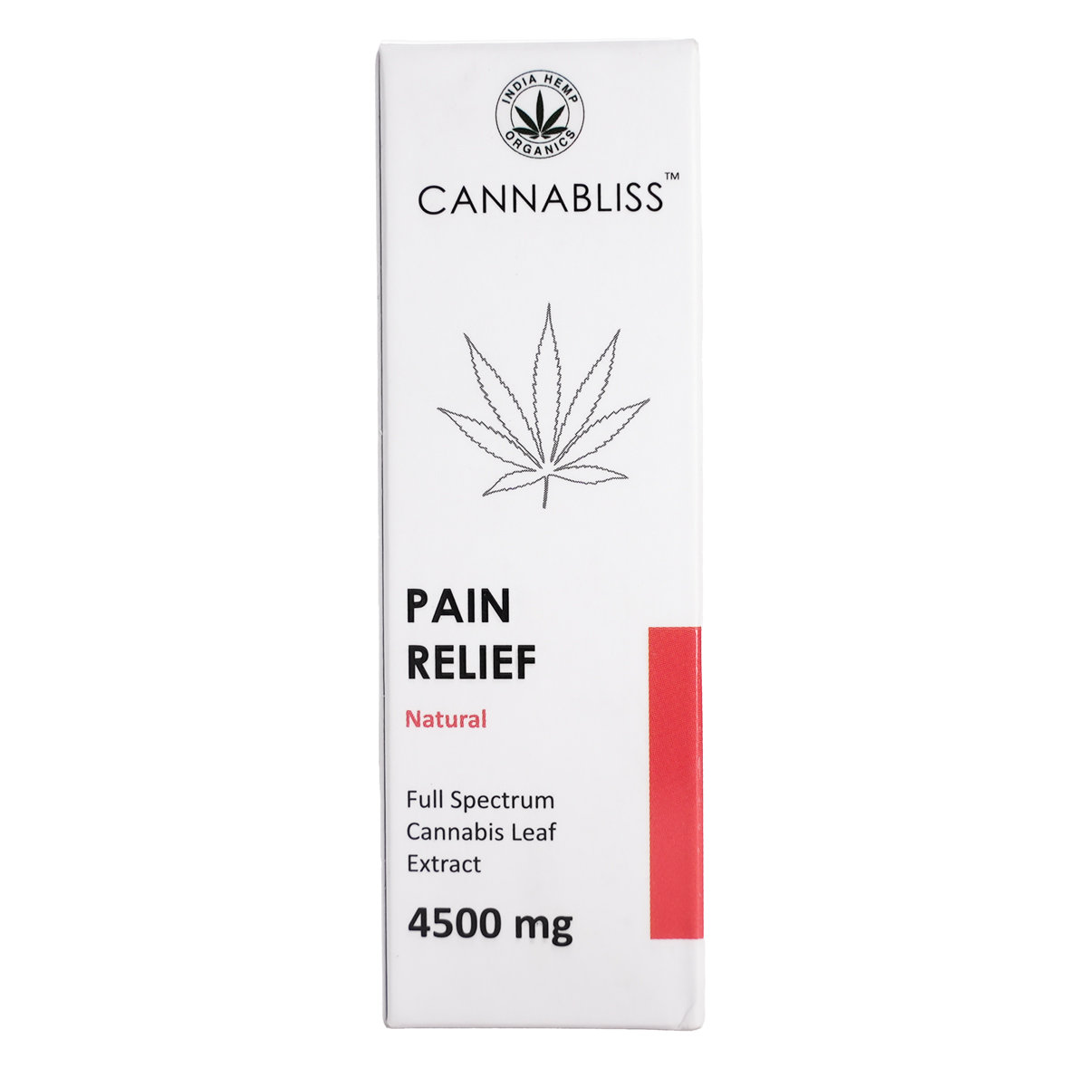 Cannabliss Pain Relief Natural 4500 mg Oil, 30 ml, Pack of 1 Cannabliss Pain Relief Natural 4500 mg Oil, 30 ml, Pack of 1