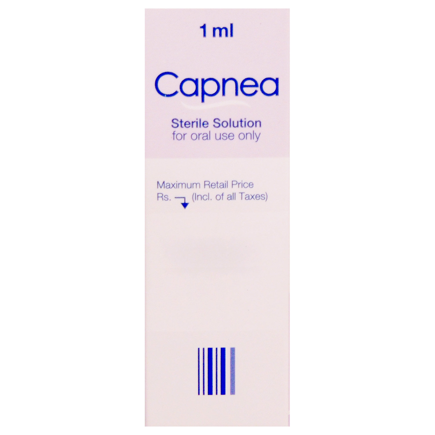 Capnea Solution 1ml, Pack of 1 SOLUTION Capnea Solution 1ml, Pack of 1 SOLUTION