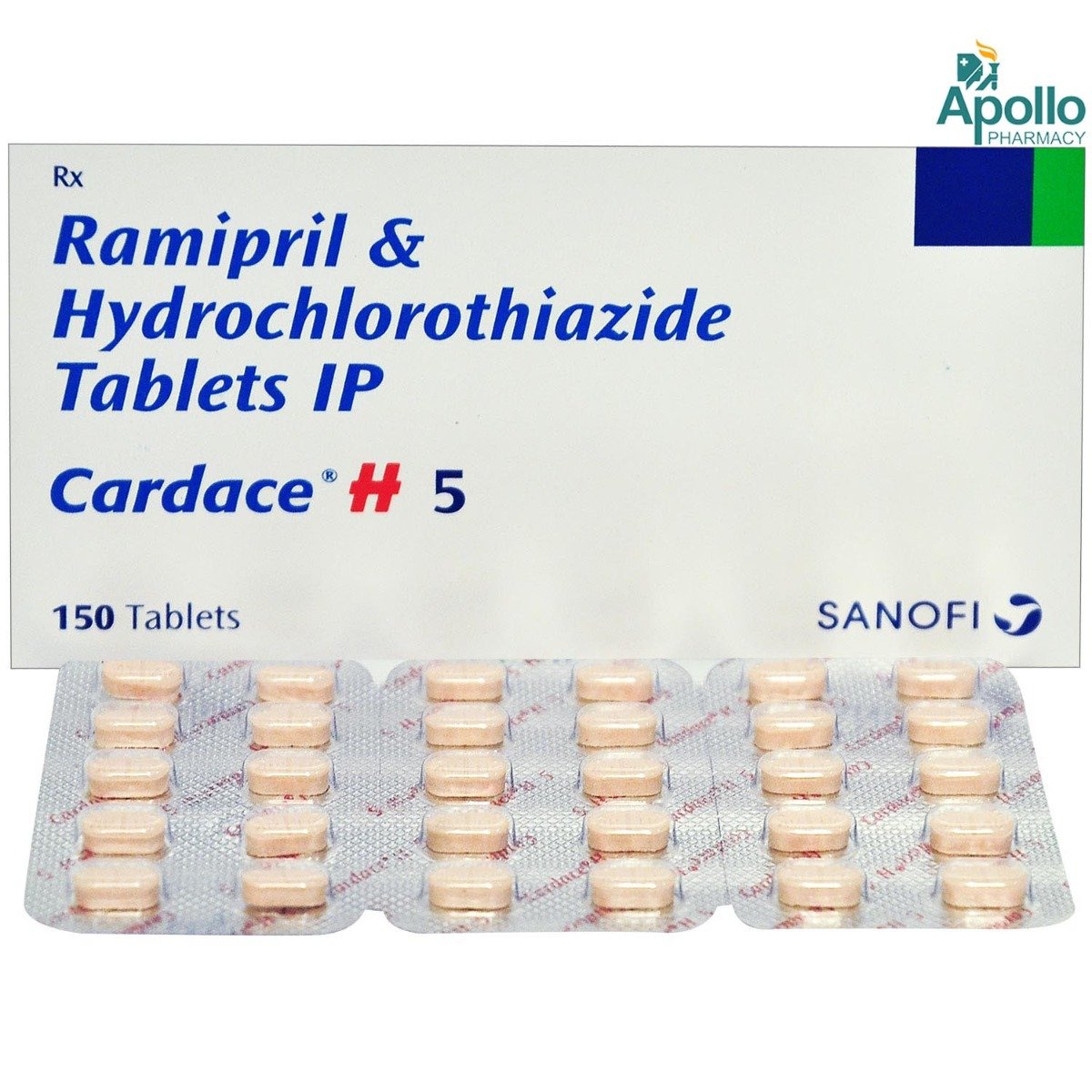 Cardace H 5 Tablet 10's, Pack of 10 Cardace H 5 Tablet 10's, Pack of 10