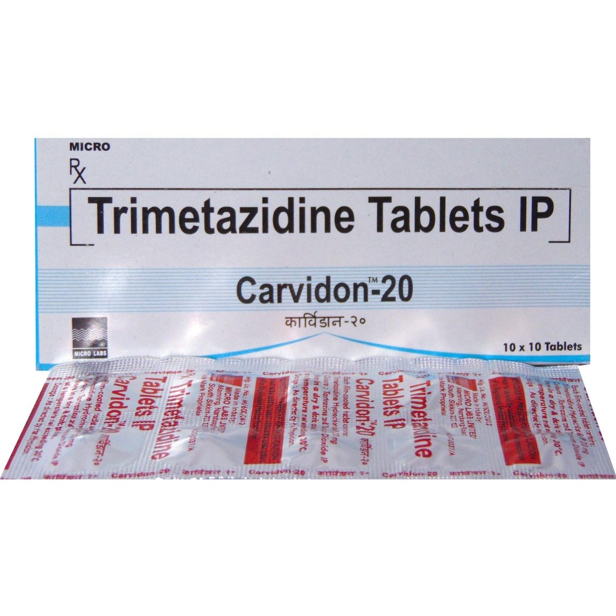 Carvidon-20 Tablet 10's, Pack of 10 TABLETS Carvidon-20 Tablet 10's, Pack of 10 TABLETS