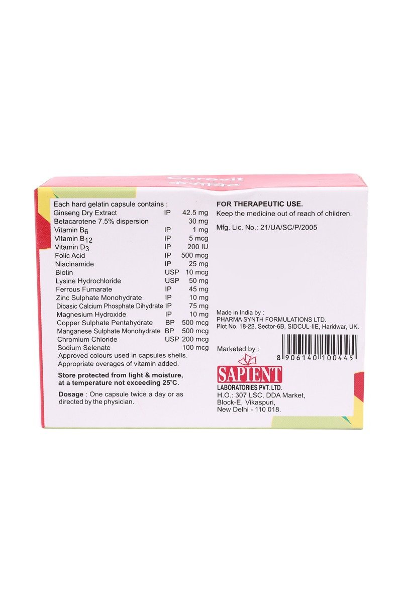 Carovit Capsule 10's, Pack of 10 Carovit Capsule 10's, Pack of 10