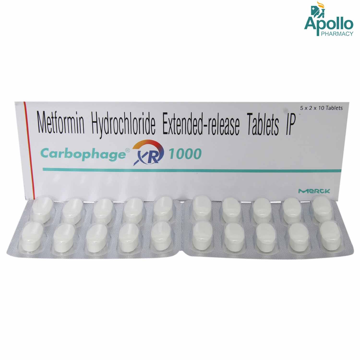 Carbophage XR 1000 Tablet 10's, Pack of 10 TABLETS Carbophage XR 1000 Tablet 10's, Pack of 10 TABLETS