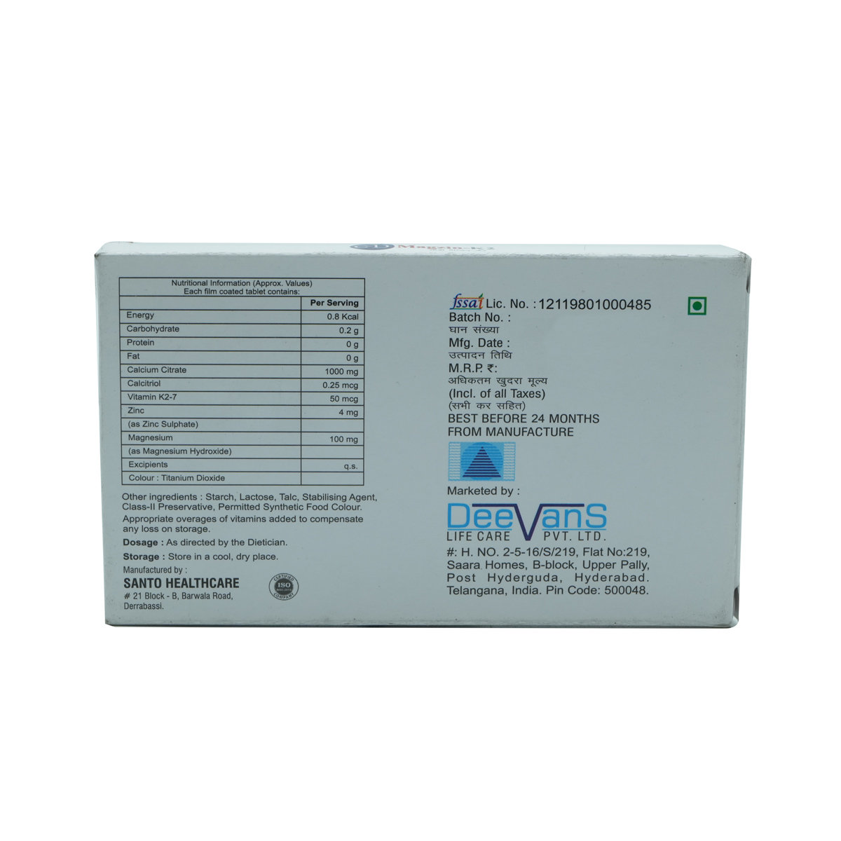 CD Magzin-K2 Tablet 10's, Pack of 10 CD Magzin-K2 Tablet 10's, Pack of 10