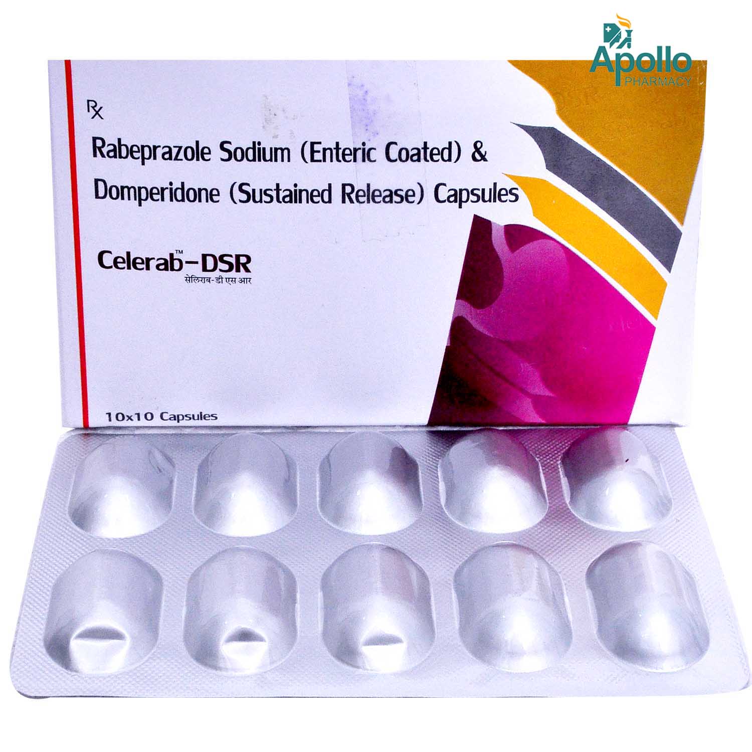 CELERAB DSR CAPSULE 10'S , Pack of 10 CAPSULES CELERAB DSR CAPSULE 10'S , Pack of 10 CAPSULES