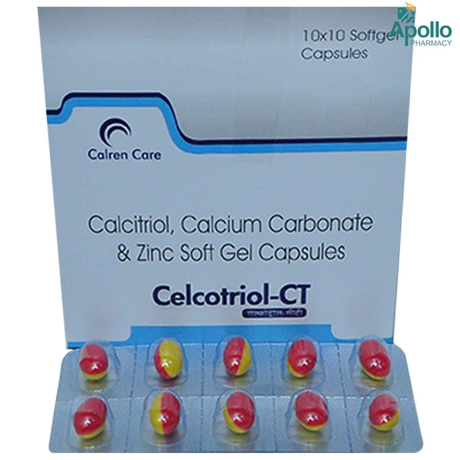 Celcotriol CT Tablet 10's, Pack of 10 TabletS Celcotriol CT Tablet 10's, Pack of 10 TabletS