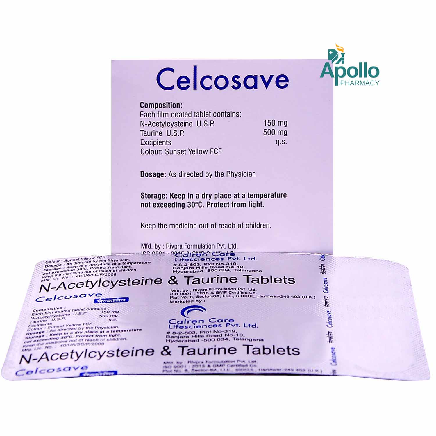 Celcosave Tablet 10's, Pack of 10 TABLETS Celcosave Tablet 10's, Pack of 10 TABLETS