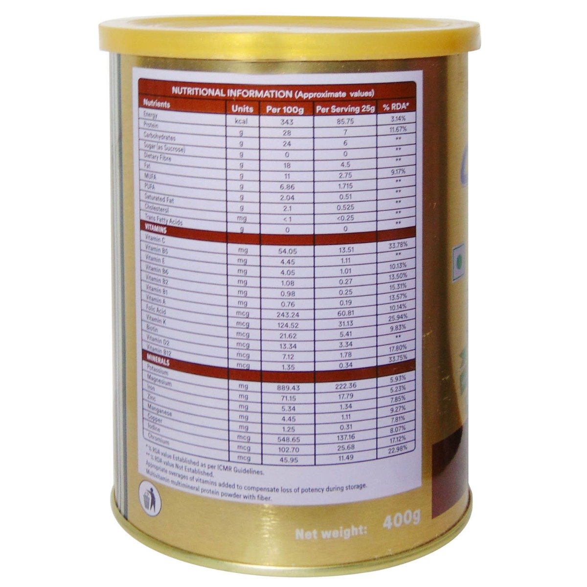 Celevida Sugar Free Chocolate Powder 400 gm, Pack of 1 Celevida Sugar Free Chocolate Powder 400 gm, Pack of 1