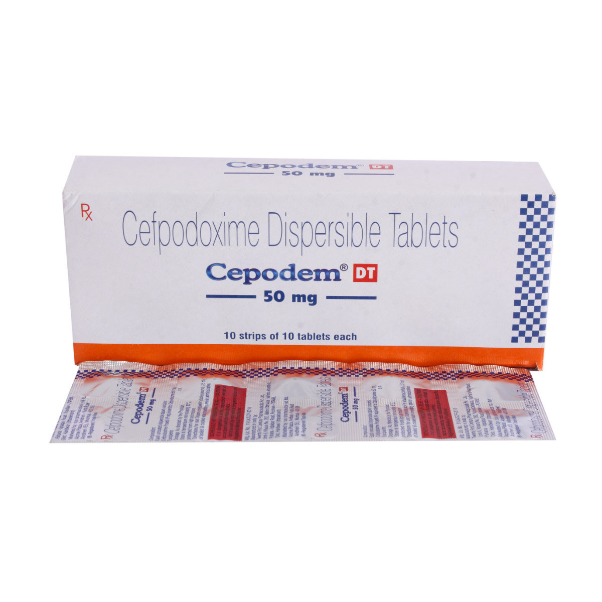 Cepodem DT 50 Tablet 10's, Pack of 10 TabletS Cepodem DT 50 Tablet 10's, Pack of 10 TabletS