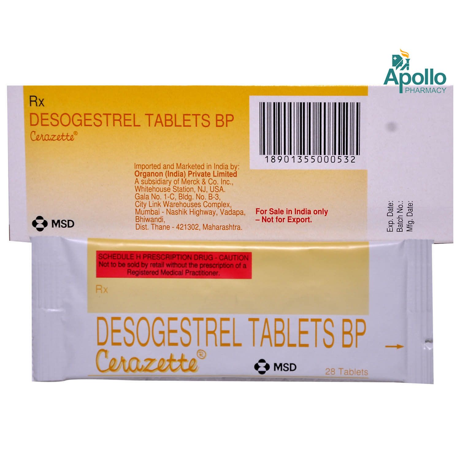 Cerazette Tablet 28's, Pack of 1 TABLET Cerazette Tablet 28's, Pack of 1 TABLET