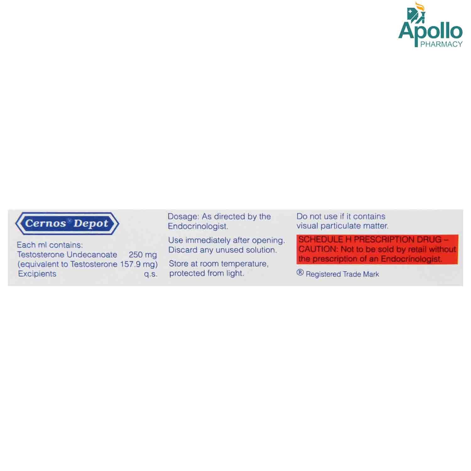 Cernos Depot Injection 4 ml, Pack of 1 INJECTION Cernos Depot Injection 4 ml, Pack of 1 INJECTION